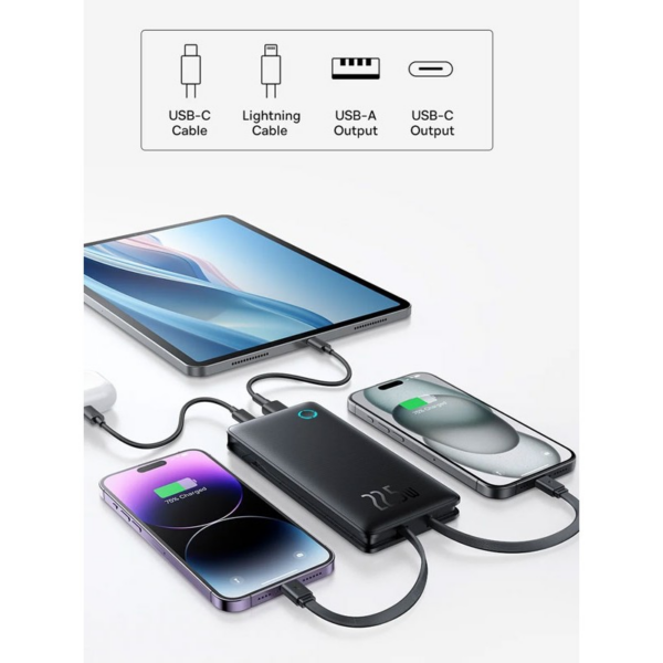 baseus-airpow-lite-10000mah-22-5w-cift-kablolu-powerbank-3-1 Baseus Airpow Lite 10000mAh 22.5W Çift Kablolu Powerbank
